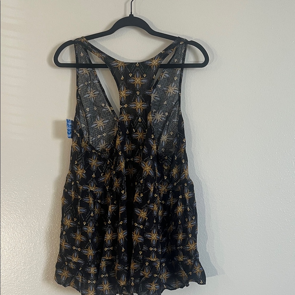 Intimately by Free People Smocked Side Tunic Blouse - Picture 3 of 6
